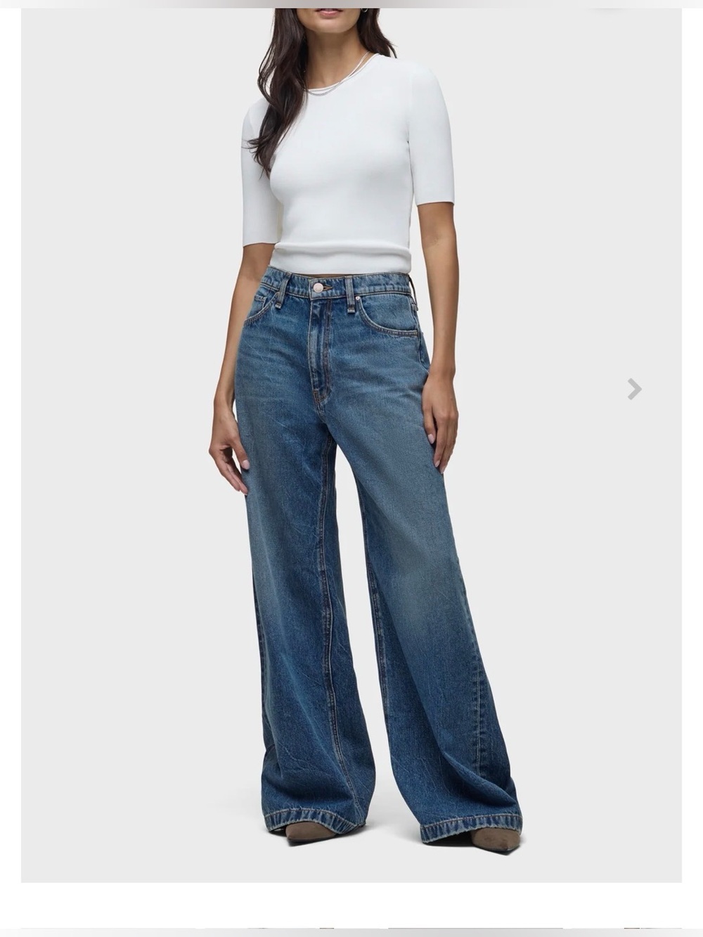 Awesome Hudson Jodie Yah Loose Fit Wide Leg Jeans - Sz 27